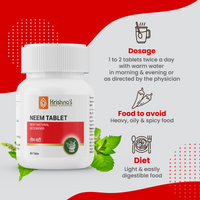 Thumbnail for Krishna's Herbal & Ayurveda Neem Tablets - Distacart
