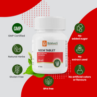Thumbnail for Krishna's Herbal & Ayurveda Neem Tablets - Distacart