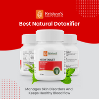 Thumbnail for Krishna's Herbal & Ayurveda Neem Tablets - Distacart