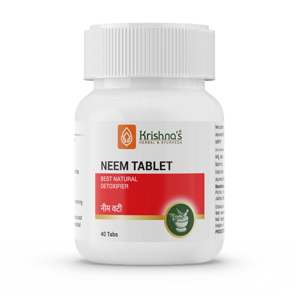 Krishna's Herbal & Ayurveda Neem Tablets - Distacart