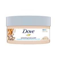 Thumbnail for Dove Crushed Macadamia & Rice Milk Moderate Exfoliating Body Scrubating Body Polish Scrub - Distacart