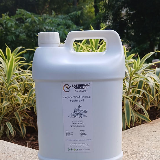 Satjeevan Organic Wood-Pressed Mustard Oil