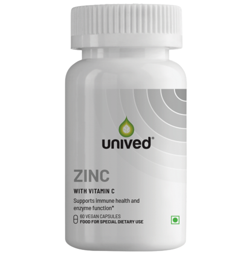 Unived Zinc with Vitamin C Capsules - Distacart