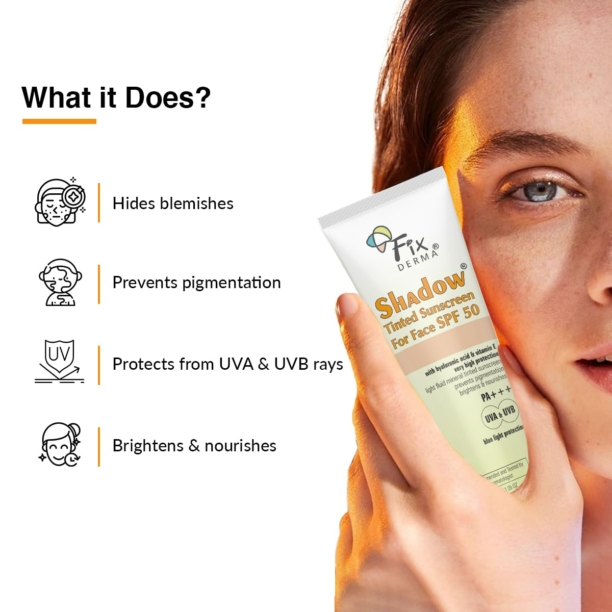 Fixderma Shadow Rx Tinted Sunscreen - Distacart