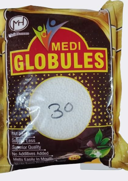Medi Homeopathy Globules/ Blank Pellets (Size 30) - Distacart