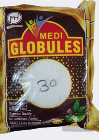 Thumbnail for Medi Homeopathy Globules/ Blank Pellets (Size 30) - Distacart