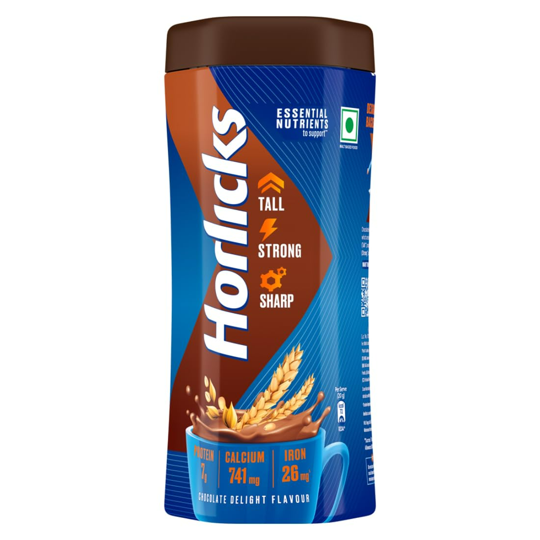 Horlicks Millet Chocolate Flavor Nutrition Drink Powder - Distacart