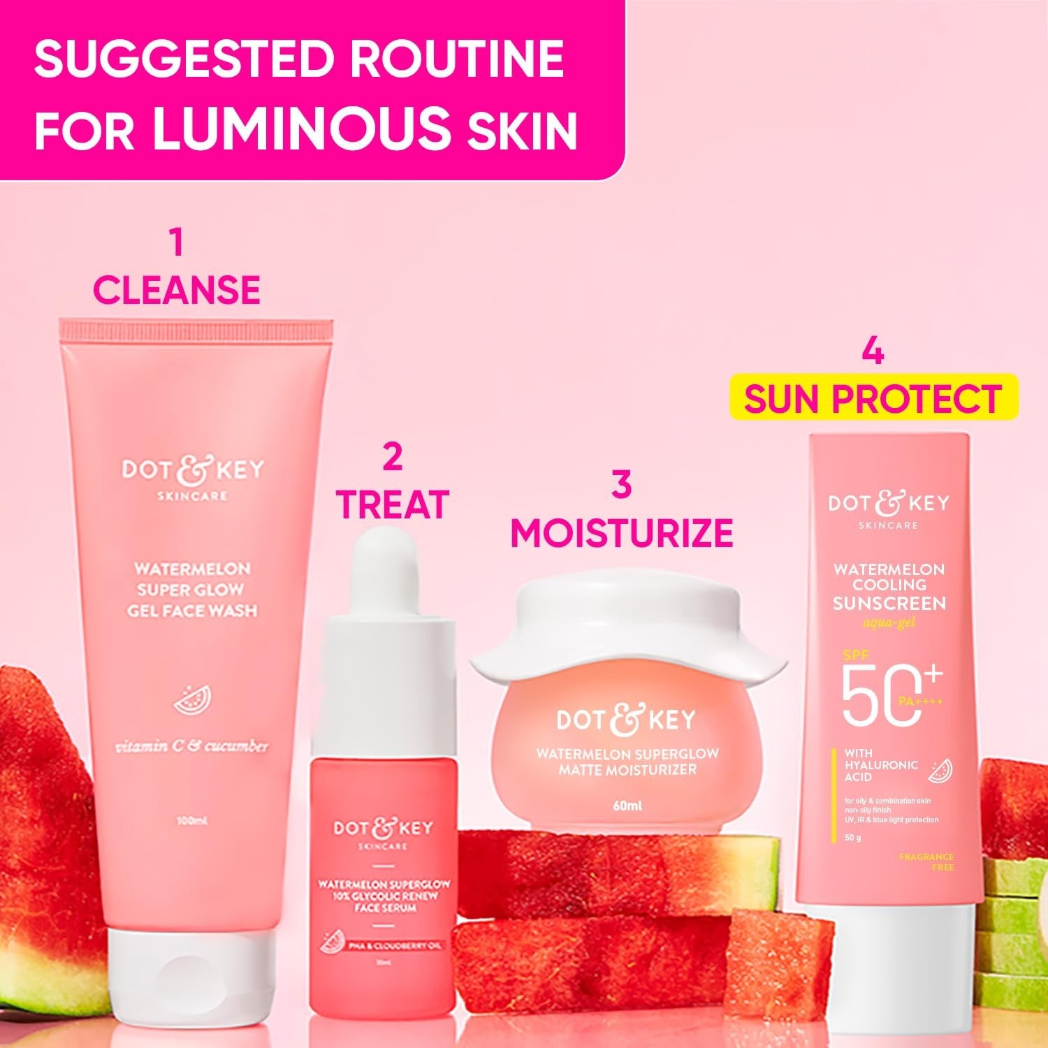Dot & Key Watermelon Cooling Sunscreen SPF 50 PA+++ - Distacart