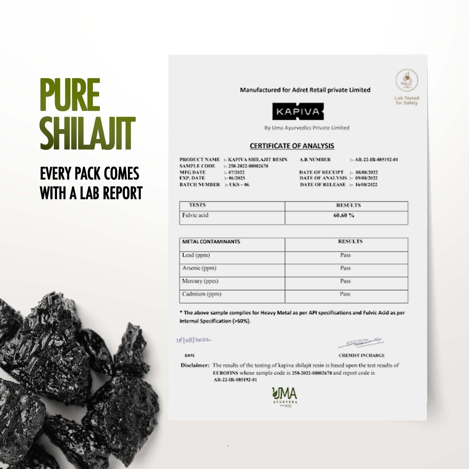 Kapiva Ayurveda Himalayan Sj - Distacart
