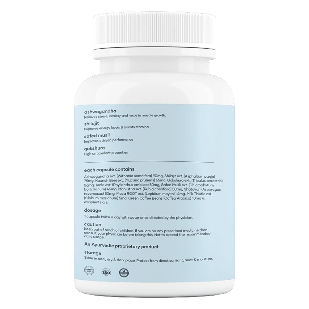 Mars By GHC Surge Max Capsules with Ashwagandha, Gokshura, Safed Musli - Distacart