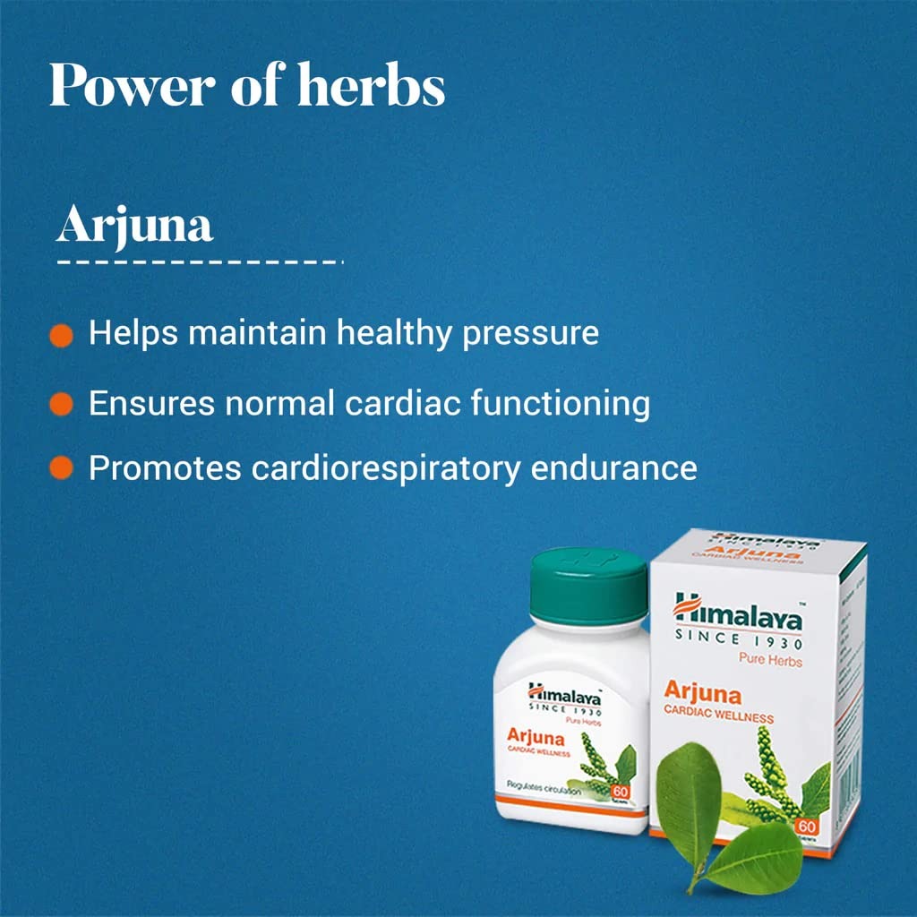 Himalaya Herbals Arjuna Tablets - Distacart