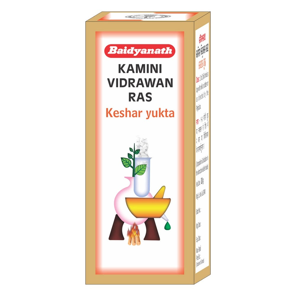 Baidyanath Kamini Vidrawan Ras Keshar Yukta Tablets - Distacart