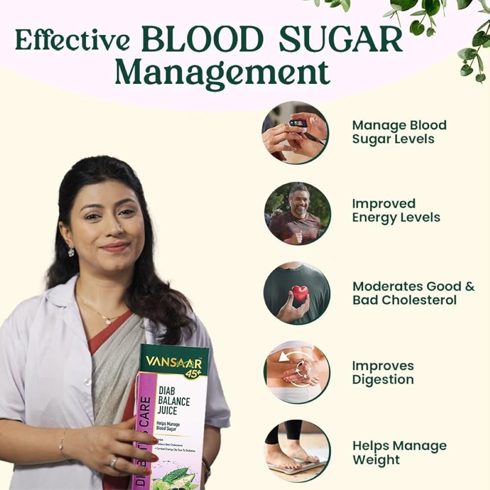Vansaar 45+ Diab Balance Juice - Distacart
