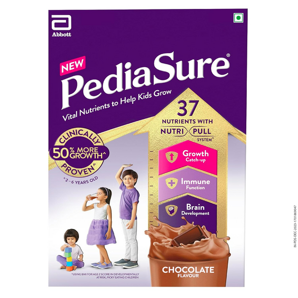 Pediasure Health and Nutrition Drink Powder for Kids Growth (Premium Chocolate) - Distacart