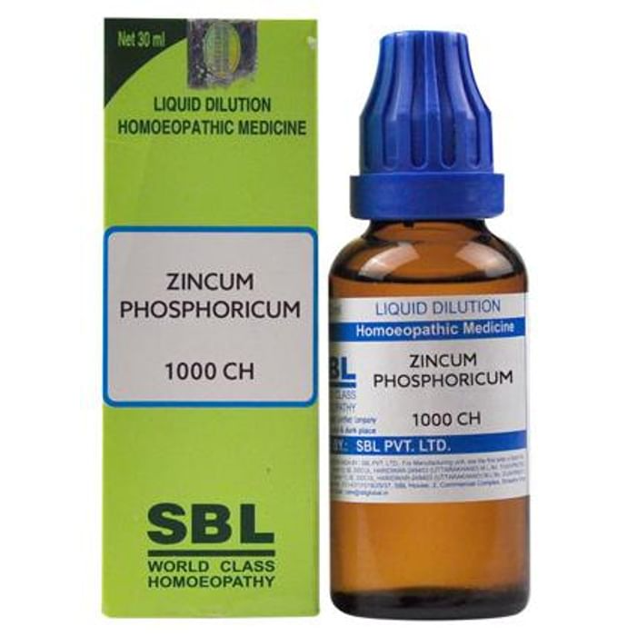 SBL Homeopathy Zincum Phosphoricum Dilution - Distacart