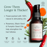 Thumbnail for Juicy Chemistry Chilli Horsetail and Blackseed Hair Oil - Distacart