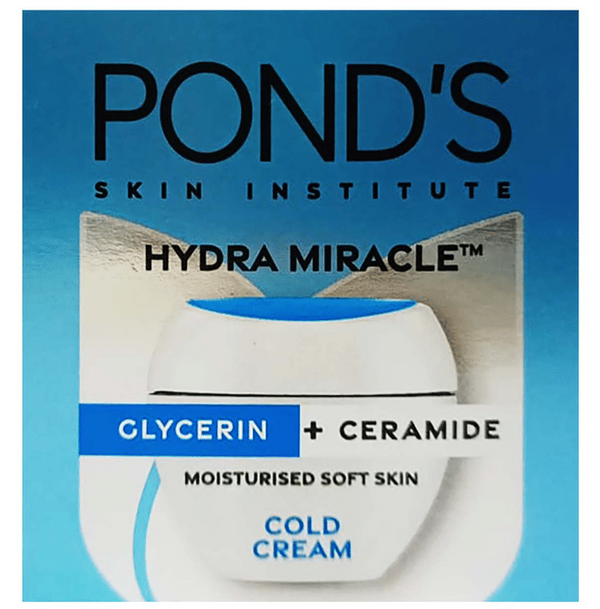 Pond's Hydra Miracle Glycerin+Ceramide Moisturised Soft Skin Cold Cream - Distacart