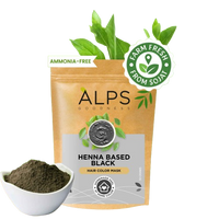 Thumbnail for Alps Goodness Henna Based Hair Color Powder - Black - Distacart