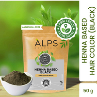 Thumbnail for Alps Goodness Henna Based Hair Color Powder - Black - Distacart