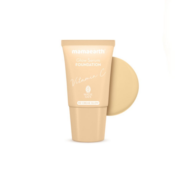 Mamaearth Glow Serum Foundation-Crème Glow - Distacart