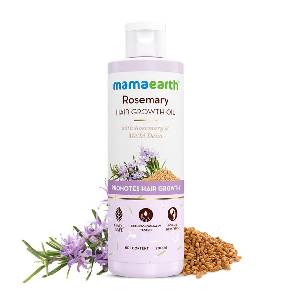 Mamaearth Rosemary Hair Growth Oil with Rosemary & Methi Dana - Distacart