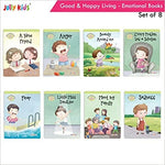 Thumbnail for Jolly Kids Good & Happy Living The Emotional Way Story Books (Set of 8) Learning Stories about Feeling and Emotions| Ages 3 - 8 years - Distacart