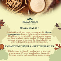 Thumbnail for Rasayanam Ashwagandha KSM-66 Capsules - Distacart