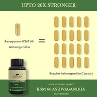 Thumbnail for Rasayanam Ashwagandha KSM-66 Capsules - Distacart
