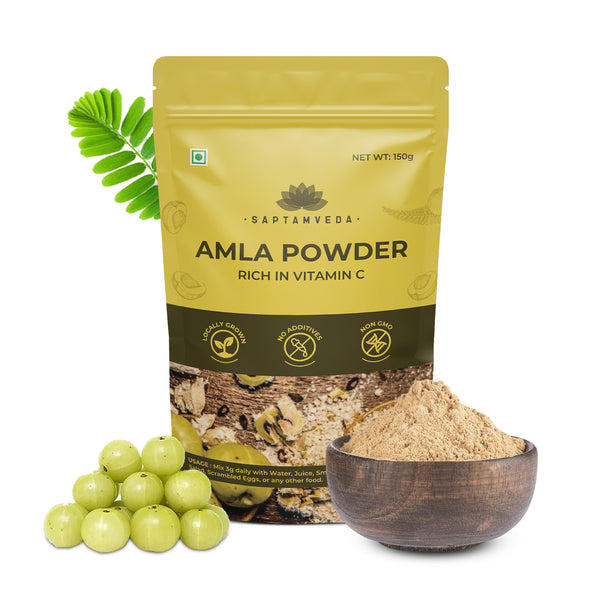 Saptamveda Organic Amla Powder - Distacart