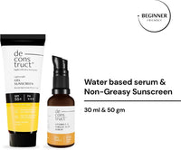 Thumbnail for Deconstruct Sun Protect Duo 10% Vitamin C Face Serum + Gel Sunscreen, Get Glowing Skin with Sun Protection, No White Cast, Non Irritating & Lightweight