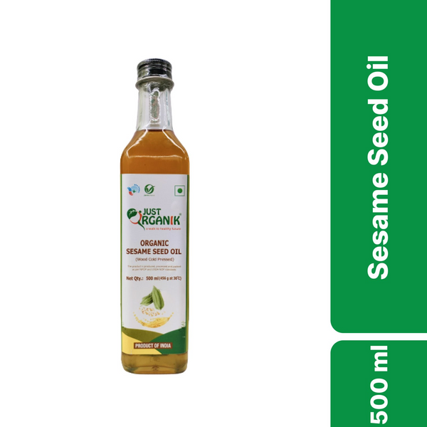 Just Organik White Sesame Oil (Til ka Tel) - Distacart