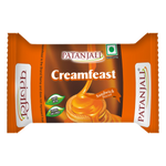 Thumbnail for Patanjali Cream Feast Orange Biscuits (Pack of 10) - Distacart