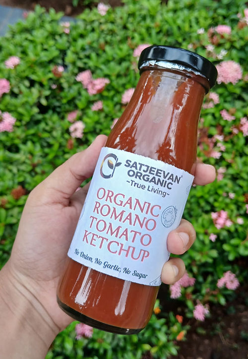 Satjeevan Organic Romano Tomato Ketchup - Distacart