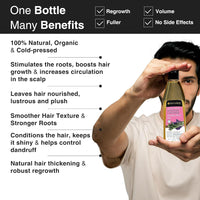 Thumbnail for Soulflower Pure & Natural Rosemary Lavender Healthy Hair Oil - Distacart
