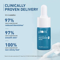 Thumbnail for Plum 10% Niacinamide Brightening Face Serum With Rice Water - Fades Blemishes & Dark Spots, Beginner Friendly