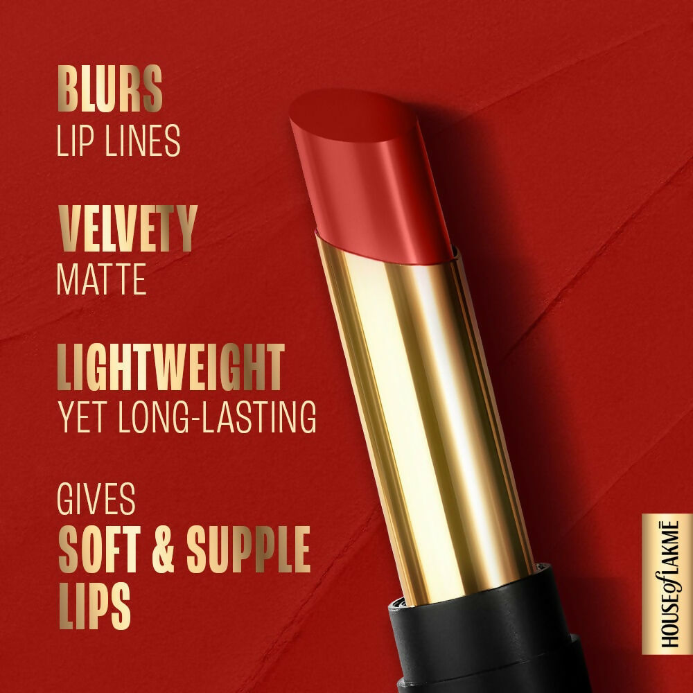 Lakme Absolute Beyond Matte Lipstick - 102 Red Ruby - Distacart