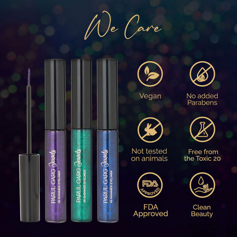 Parul Garg Beauty Hi Simmer Eyeliner - Sapphire - Distacart