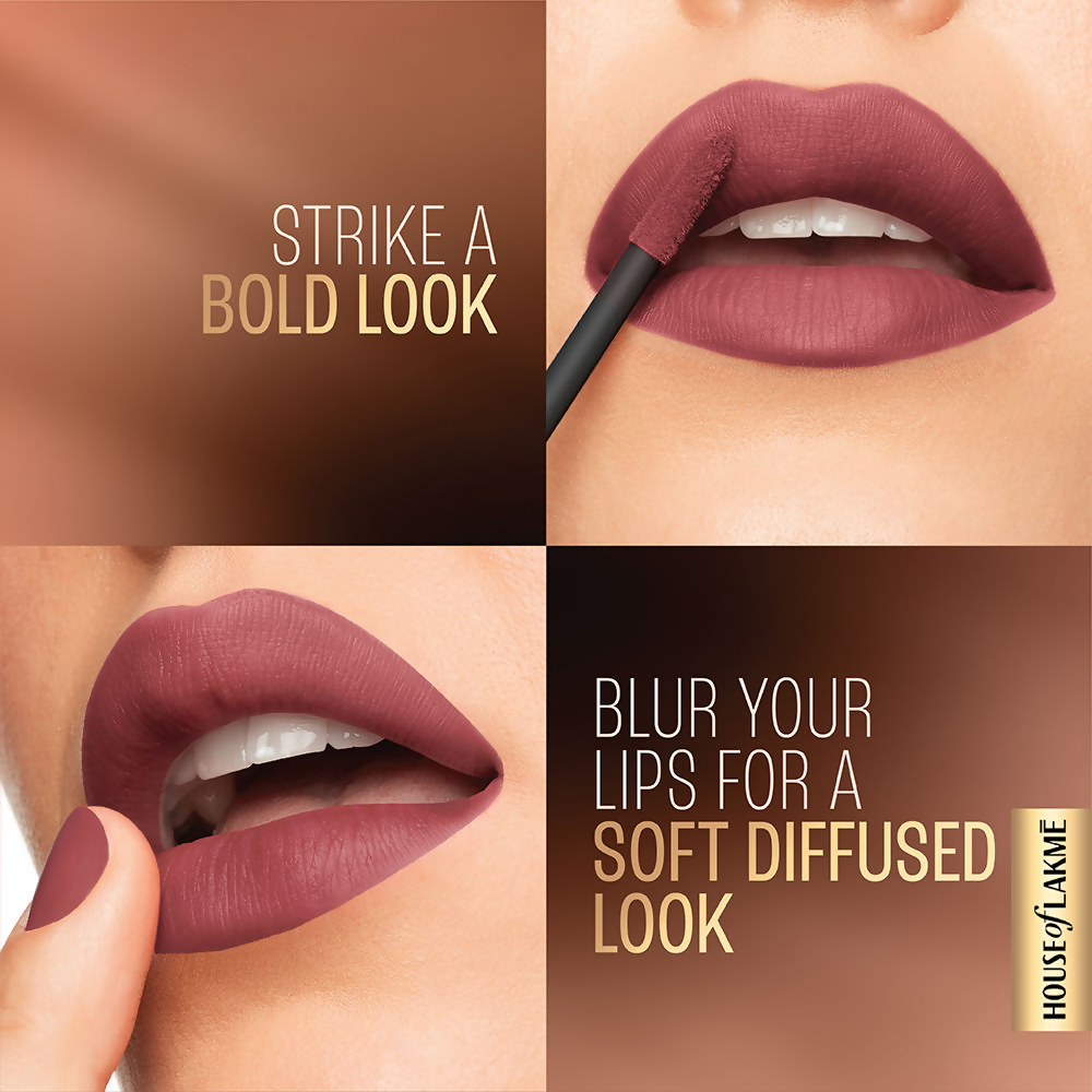 Lakme Xtraordin-Airy Velvet Matte Lip Mousse - Blush Nude - Distacart