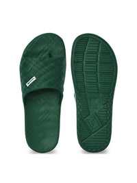 Thumbnail for Paragon Men Green & White Rubber Sliders
