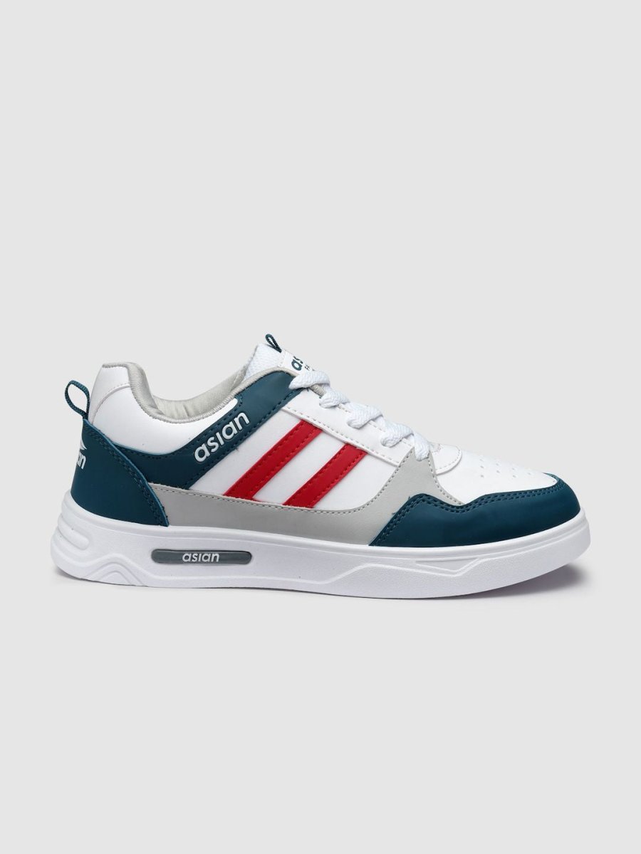 ASIAN Men Striped Lace Up Sneakers
