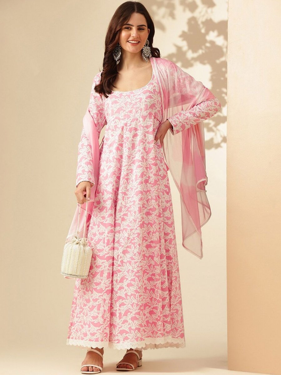 Anouk Women Floral Printed Floral Anarkali Kurta