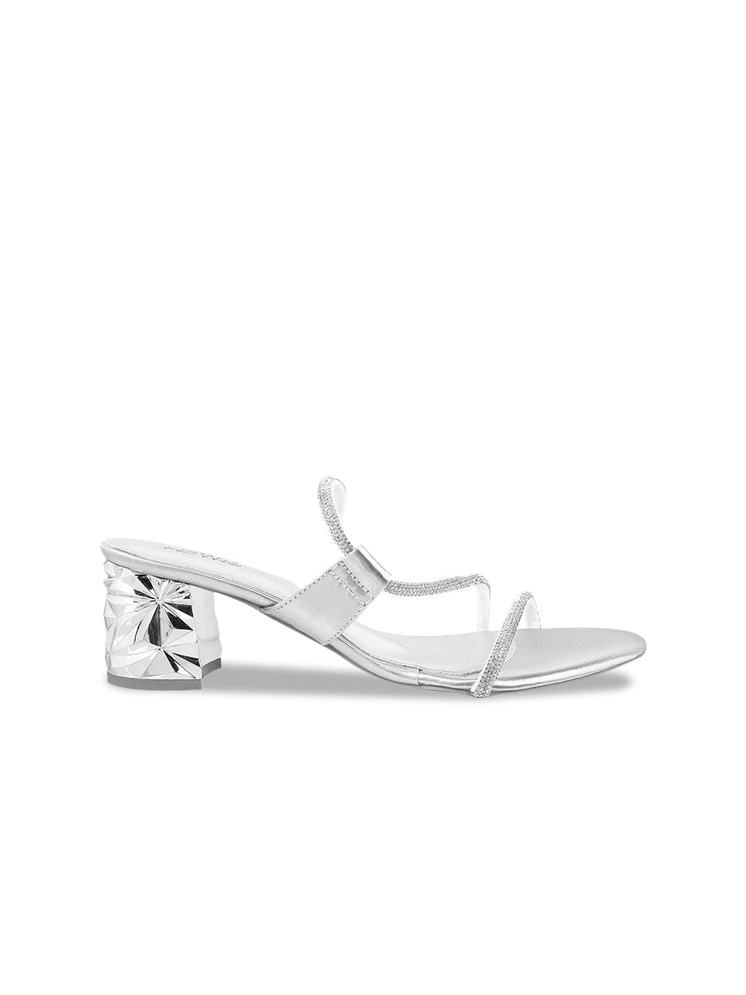 Metro Embellished Block Heels