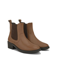 Thumbnail for Roadster The Lifestyle Co Block-Heeled Chelsea Boots