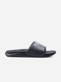 Thumbnail for Roadster The Lifestyle Co. Men Black Printed Slider Flip Flops