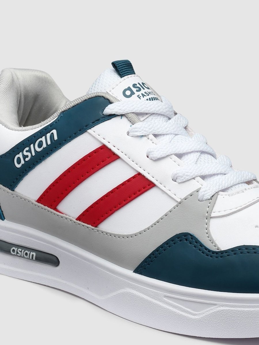 ASIAN Men Striped Lace Up Sneakers