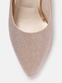 Thumbnail for ELLE Party Slim Heel Shimmer Pumps