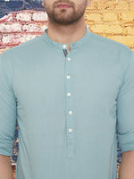 Thumbnail for Even Apparels Men's Pure Cotton Green Kurta - Distacart