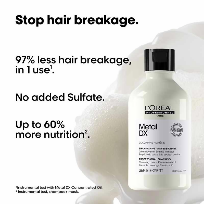 L’Oreal Professionnel Metal DX Anti-Metal Sulfate-Free, Cleansing Cream Shampoo - Distacart