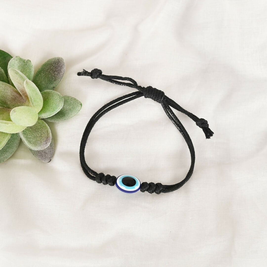 NVR Men & Women Evil Eye Adjustable Bracelet - Distacart
