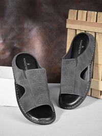 Thumbnail for Roadster The Lifestyle Co. Men Textured Sleek Silhouette Slip On Casual Comfort Sandals